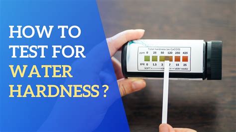 y outube water hardness test|methods to determine water hardness.